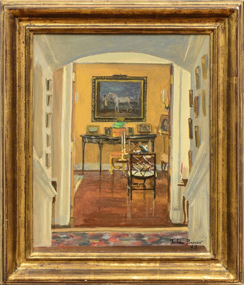 Appraisal: JULIAN BARROW - OAKENDALE FROM FRONT HALL TO DRAWING ROOM