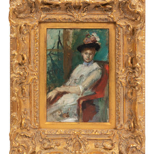 Appraisal: Rafael Ochoa y Madrazo Spanish - Seated Woman oil on