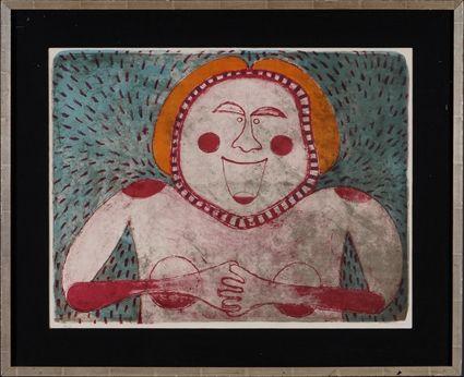 Appraisal: RUFINO TAMAYO - FEMME SOURIANTE From the Mujeres series lithograph