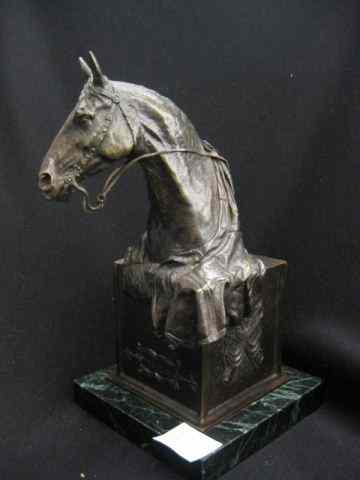 Appraisal: Chilmark Bronze Figurine ''Traveler'' Robert E Lee's horse of by