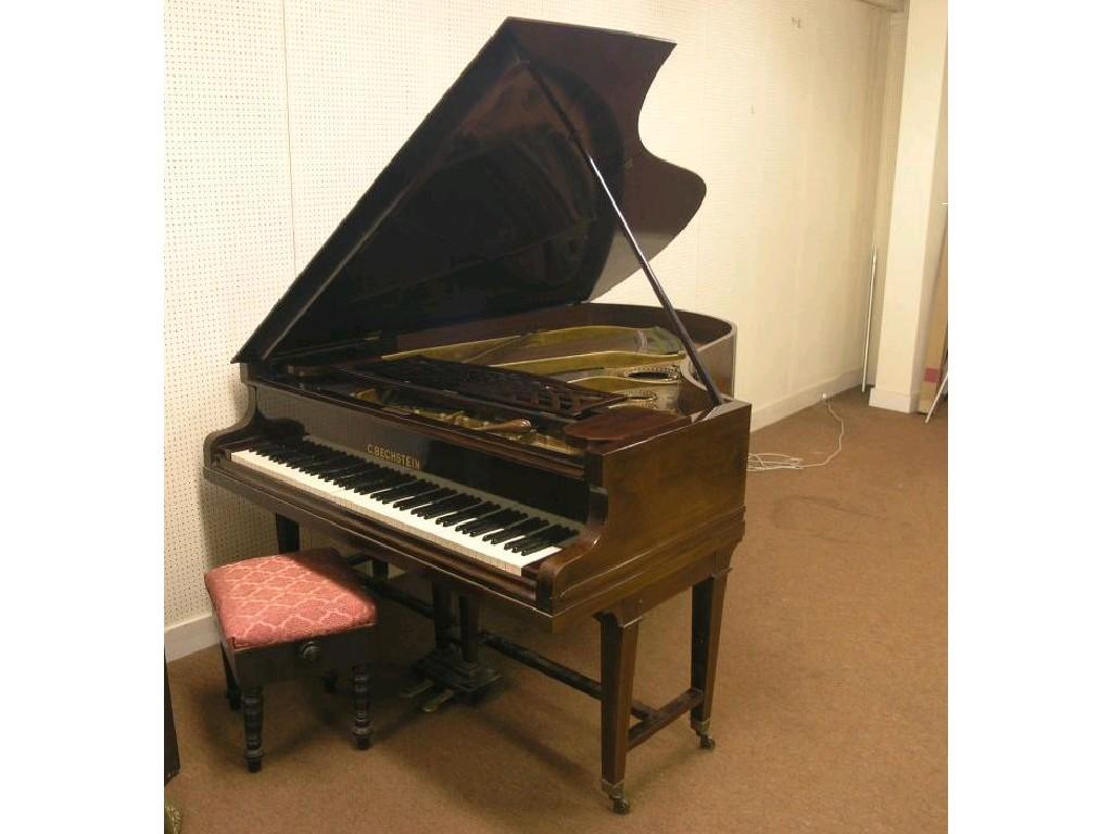 Appraisal: A C Bechstein concert-size grand piano No B-series over-strung iron