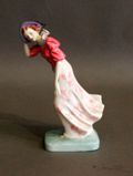 Appraisal: A Royal Doulton figure of 'Windflower' painted HN in pink