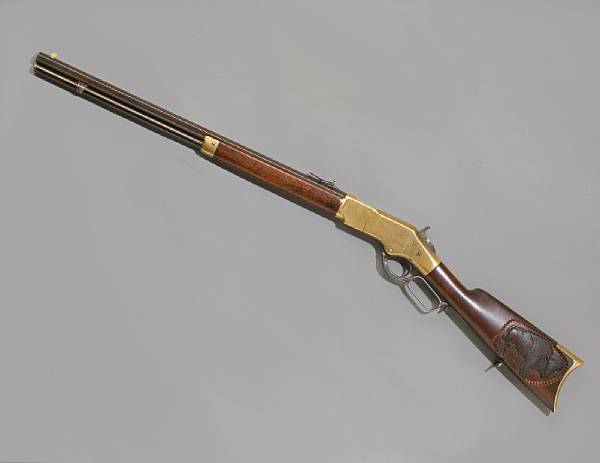 Appraisal: A Winchester Model rifle inscribed to William F 'Buffalo Bill'