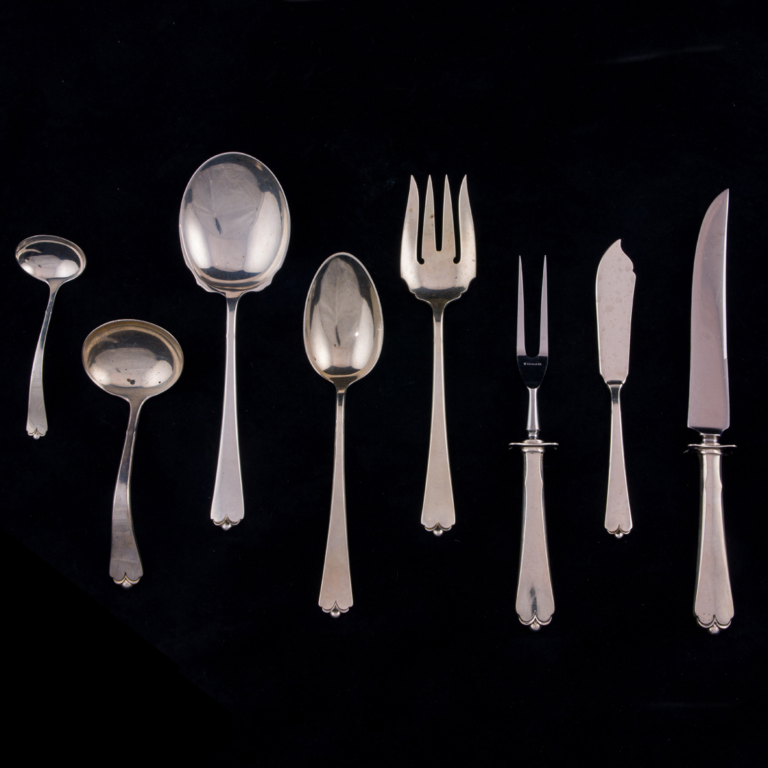 Appraisal: A PC WATSON LOTUS STERLING FLATWARE SERVICE A pc Watson