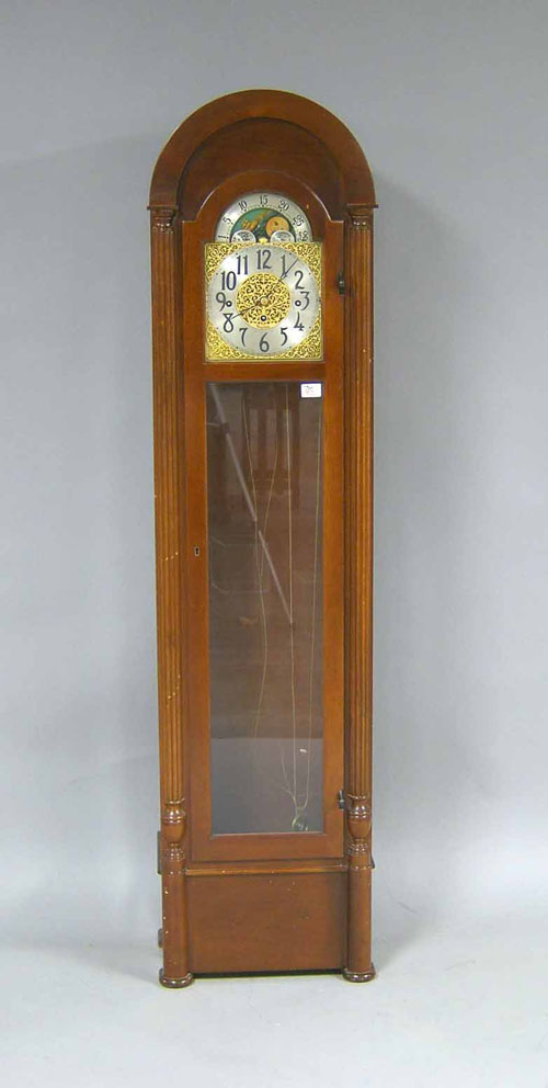 Appraisal: Herschede mahogany tall case clock h Parts to include weights