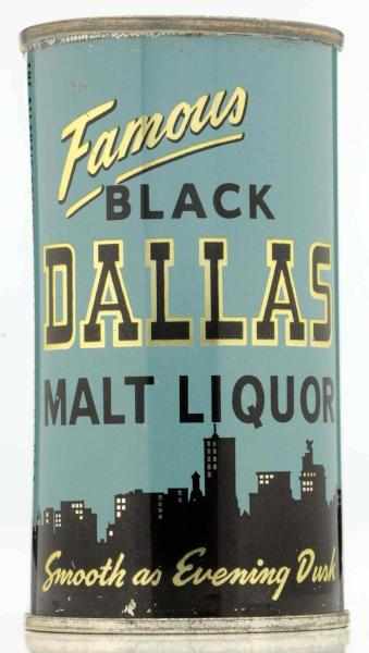 Appraisal: Black Dallas Malt Liquor Flat Top Beer Can - Chicago