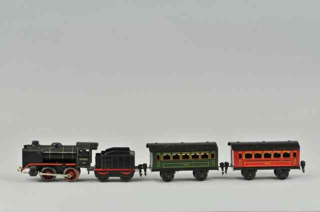 Appraisal: MARKLIN TRAIN SET Includes clockwork locomotive with tender together with