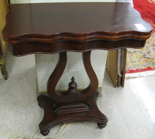 Appraisal: FORSLUND CHERRYWOOD CONSOLE TABLE AND MIRROR Carl Forslund Quaint American