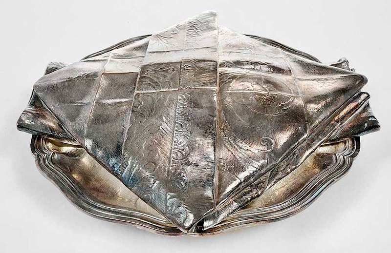 Appraisal: Christofle Silver-Plate Trompe L'oeil Entree French late th early th