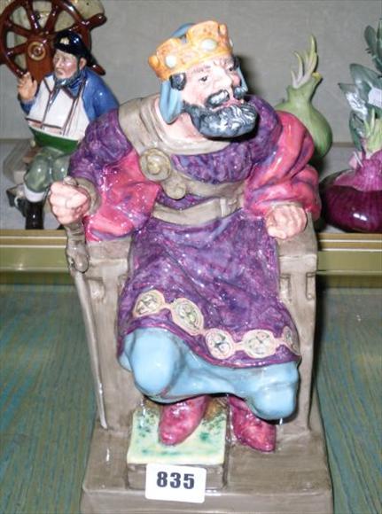 Appraisal: A Royal Doulton figure 'The Old King' HN cm high