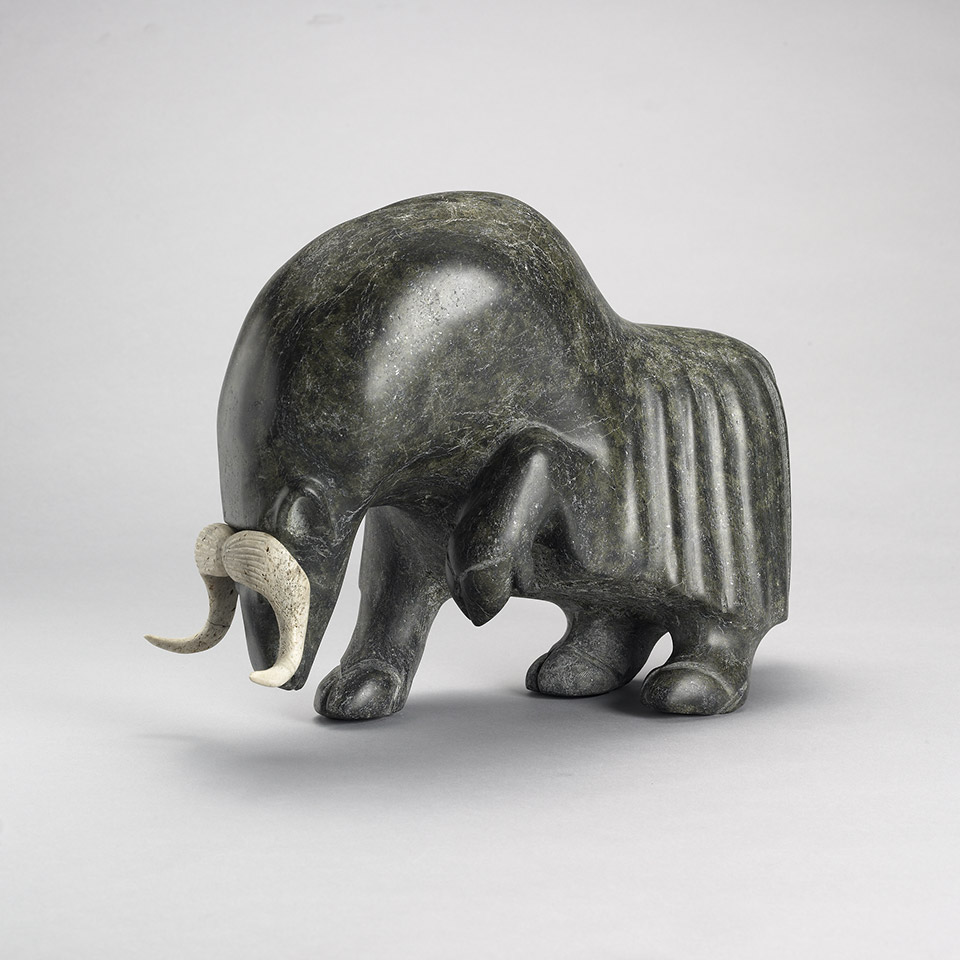 Appraisal: OSUITOK IPEELEE - E - Cape Dorset MUSK OX soapstone