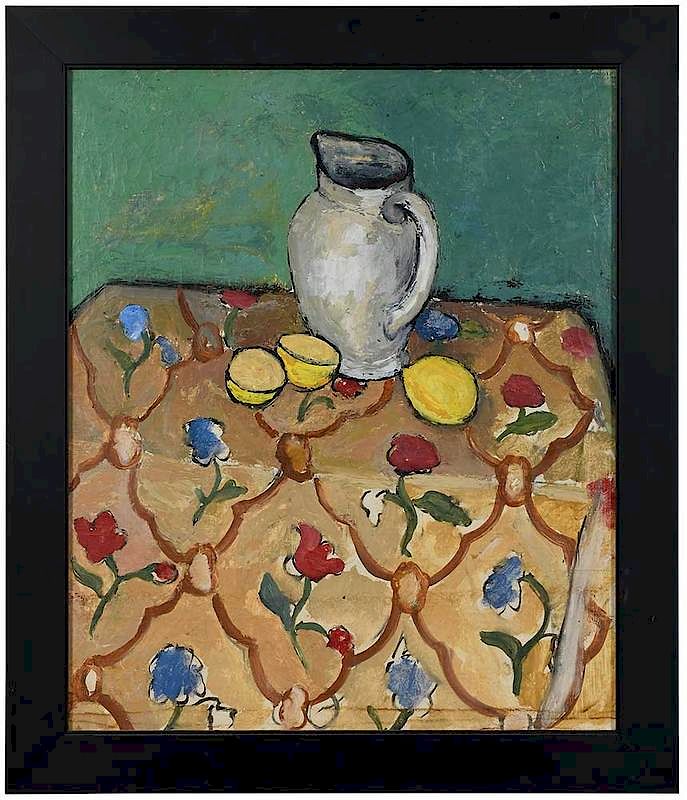 Appraisal: Jack Flanagan North Carolina Texas - Still Life with Lemons