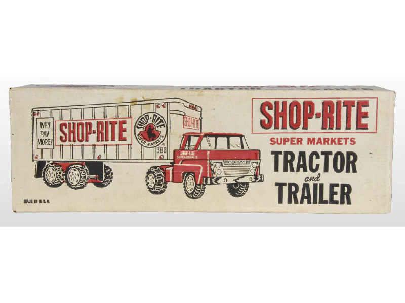 Appraisal: Marx Pressed Steel Shop-Rite Toy Truck Description Sealed in original