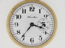 Appraisal: Hamilton S J with rare open face conversion dial seconds