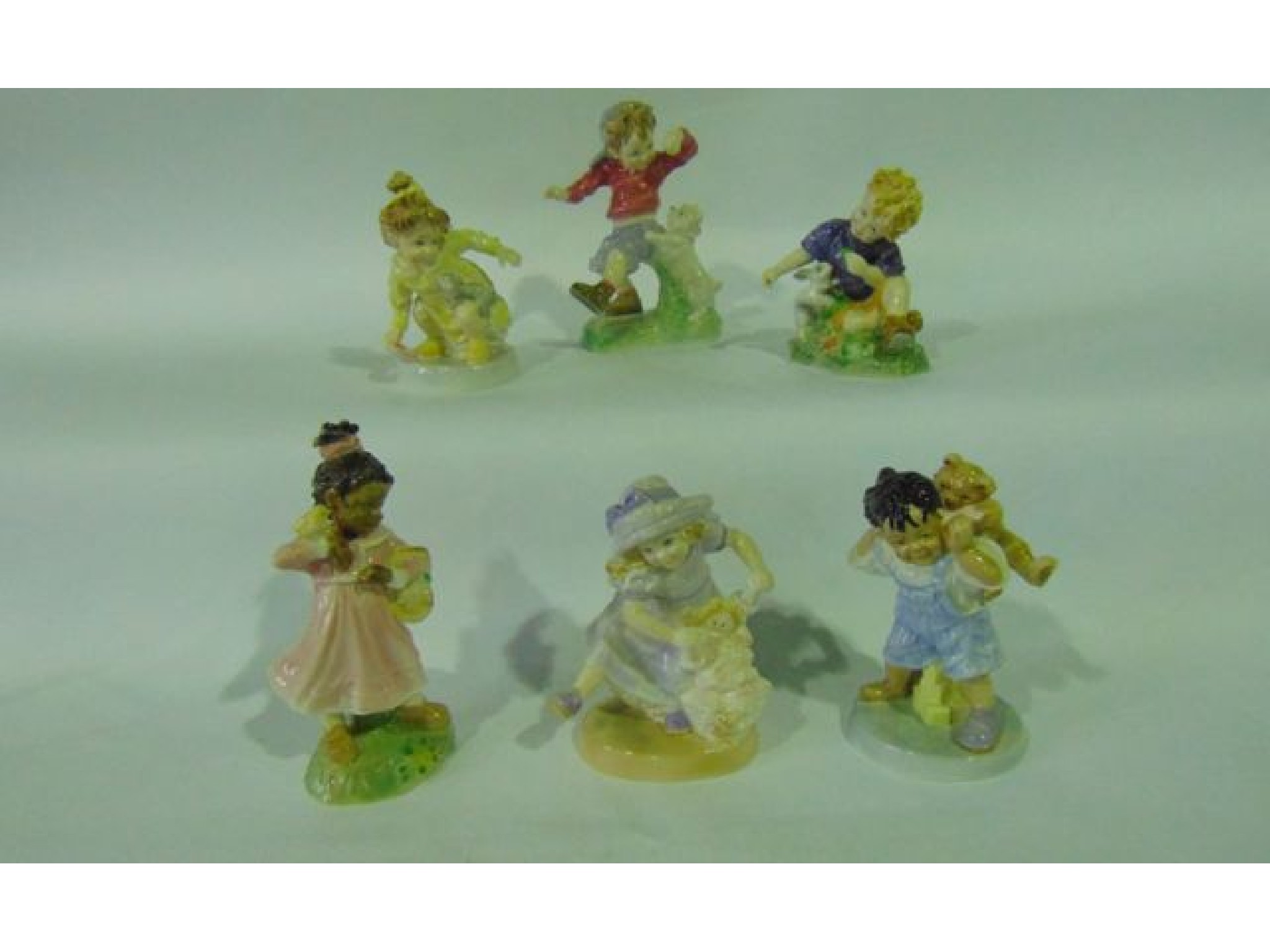 Appraisal: A set of six Royal Worcester figures from The Children