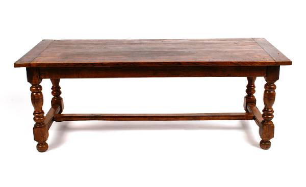 Appraisal: A French Provincial oak table height in width ft in