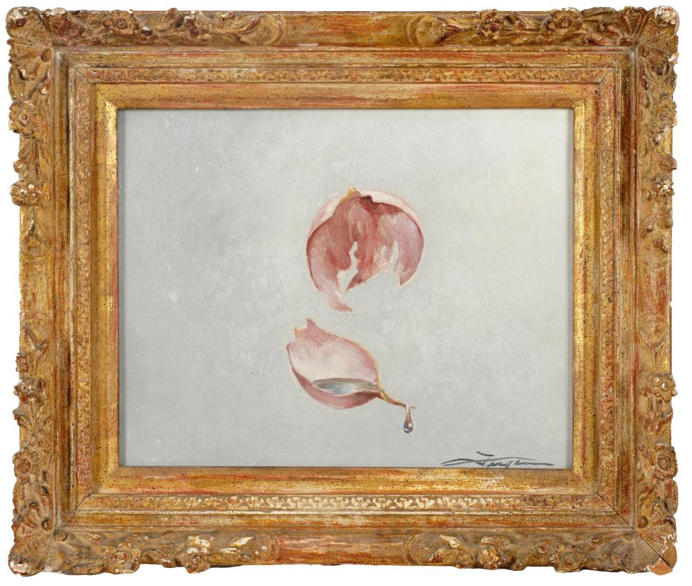 Appraisal: TH CENTURY FLOWER PETALSoil on canvas signed illegibly lower right