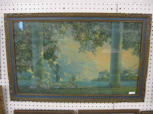 Appraisal: Maxfield Parrish Print ''Daybreak'' image area '' x '' all