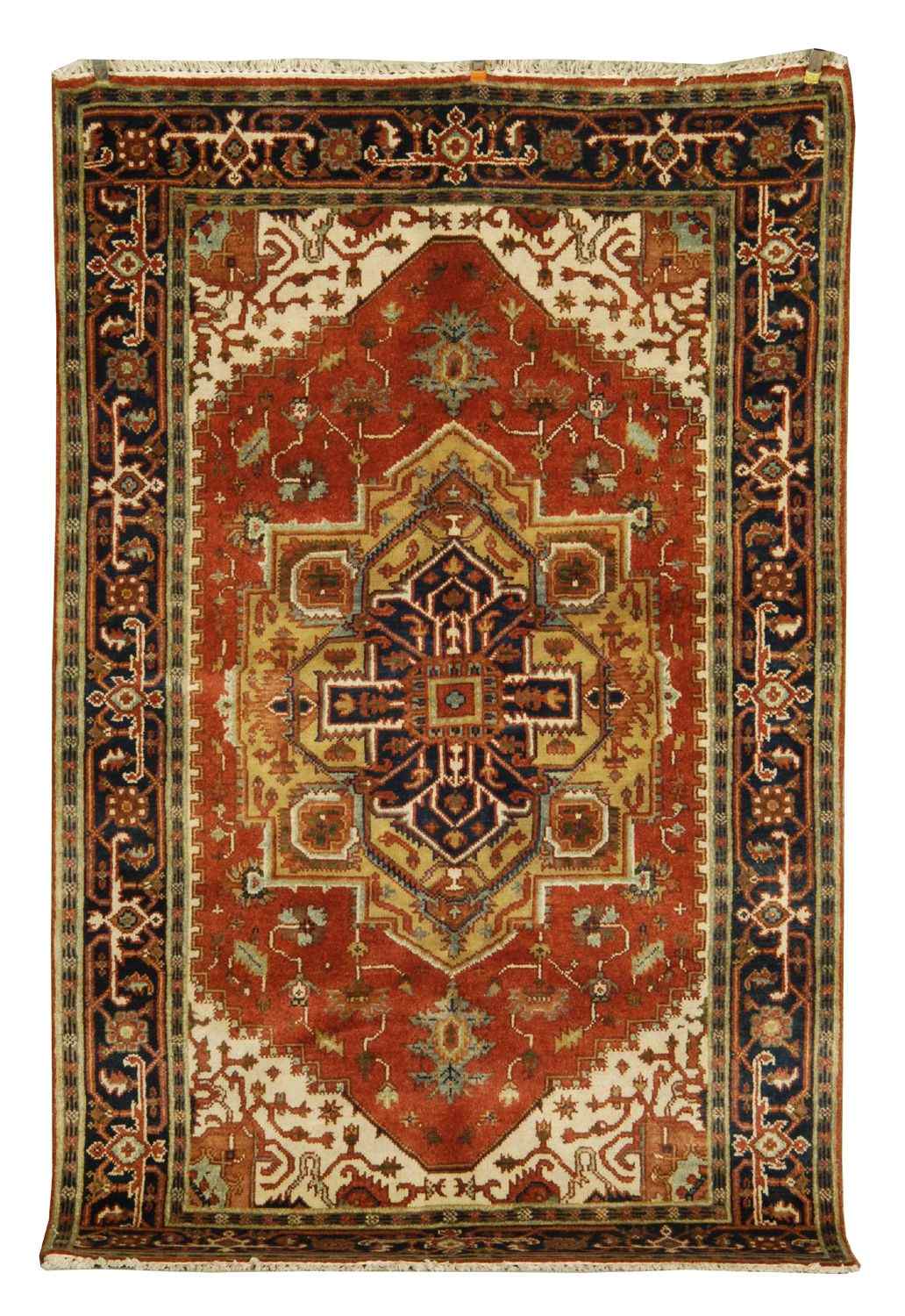 Appraisal: ORIENTAL RUG SERAPI DESIGN ' x ' '' Gabled medallion