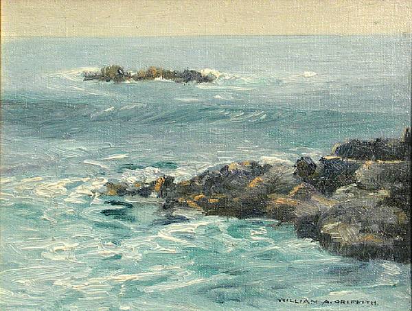 Appraisal: William A Griffith American - Coastal rocks signed 'William A