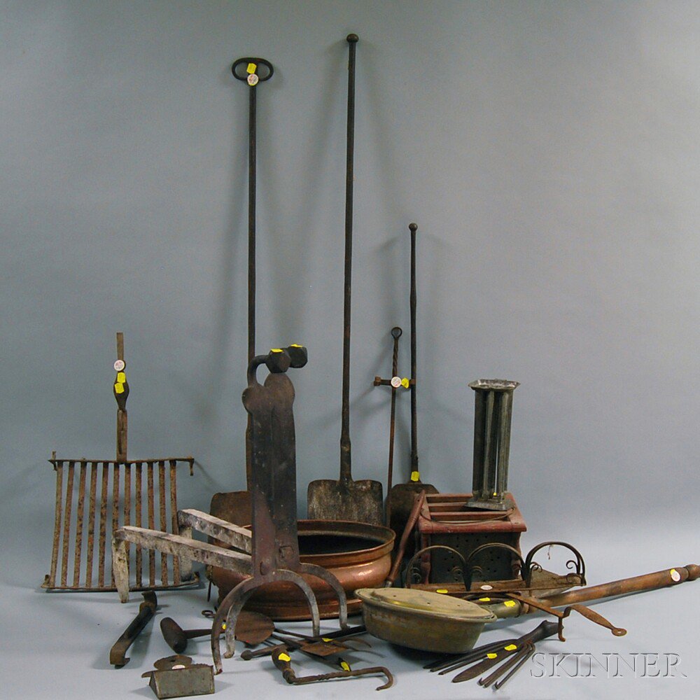 Appraisal: Group of Metal Hearth Tools and Accessories th and th