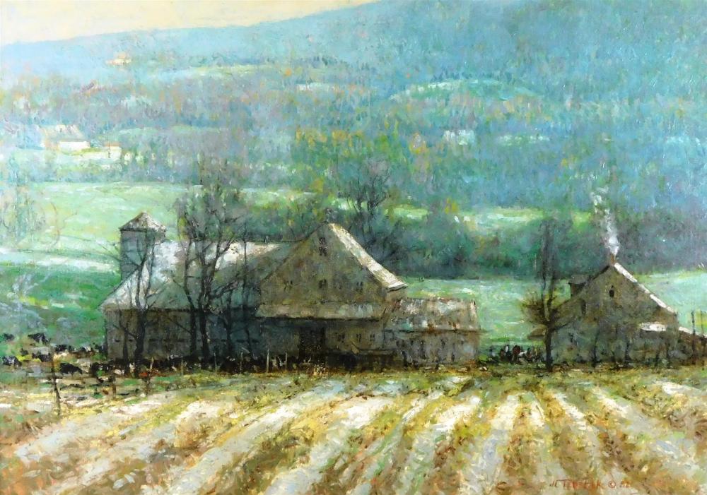 Appraisal: John Charles Terelak American b Quiet Evening oil on canvas