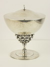 Appraisal: COVERED COMPOTE - Hand crafted sterling covered compote by Georg