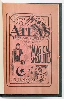 Appraisal: Atlas Trick and Novelty Co Magical Specialties Catalog Chicago ca