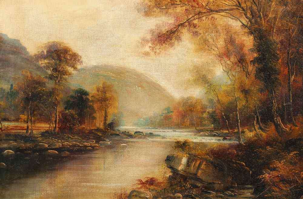 Appraisal: PRYCE G Willis British th C A Stream in the