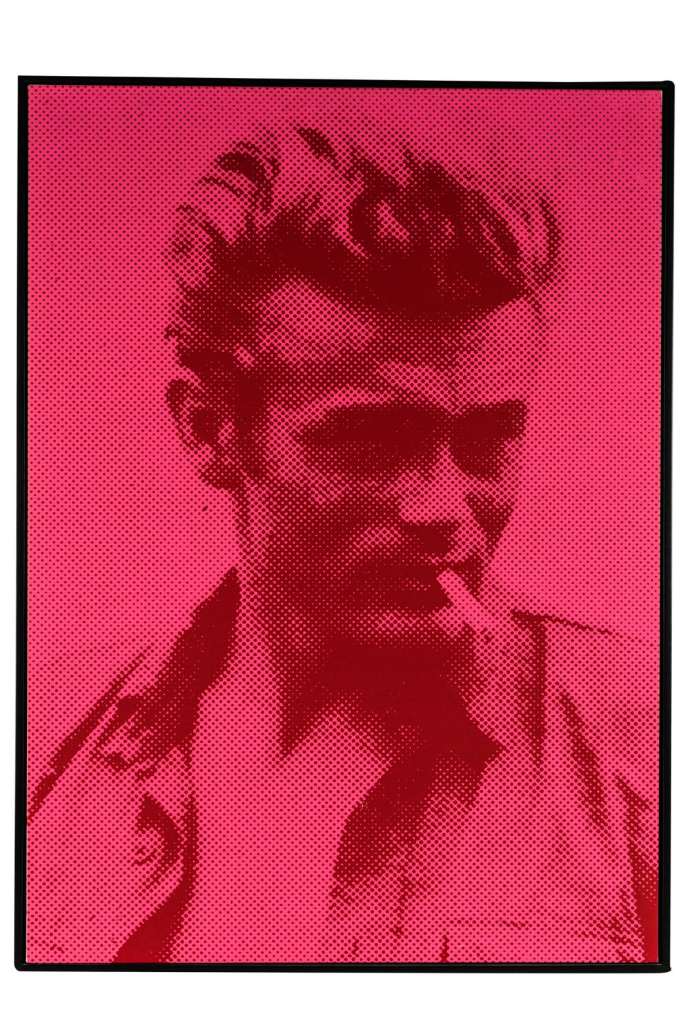 Appraisal: RUSSELL YOUNG B JAMES DEAN FROM 'FAME SHAME' color silkscreen