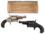 Appraisal: LOT OF TWO REMINGTON REVOLVERS WITH ONE BOX Cal CF