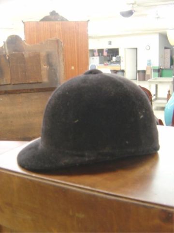 Appraisal: FELT RIDING HAT W BOX