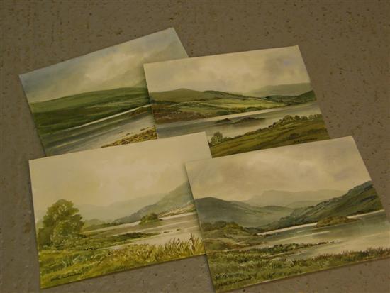 Appraisal: Keith Burtonshaw four watercolours of the Lake District all of