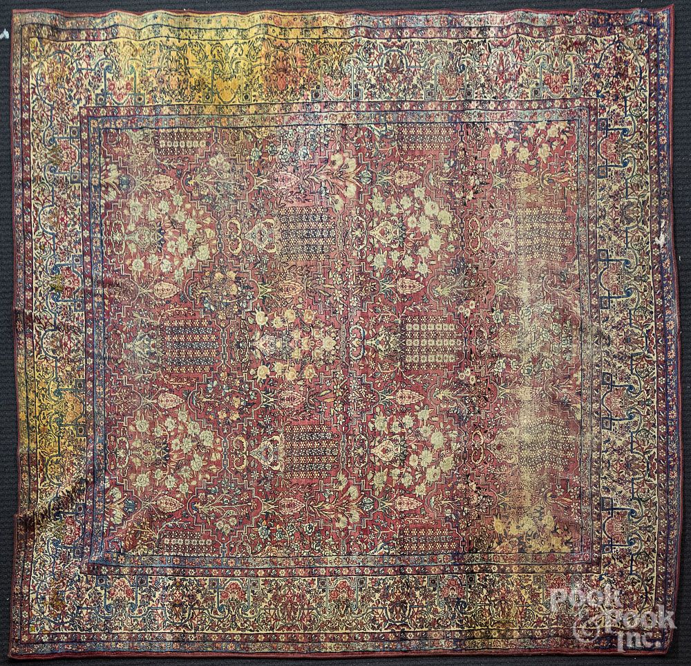 Appraisal: Kirman carpet early th c Kirman carpet early th c