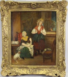 Appraisal: Attr James Ward England James Ward England - Interior scene