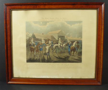 Appraisal: Equestrian Interest A set of four Victorian Steeple Chase prints