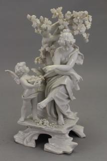 Appraisal: Antique Meissen Porcelain Figural Grouping Antique Meissen Porcelain Figural Grouping