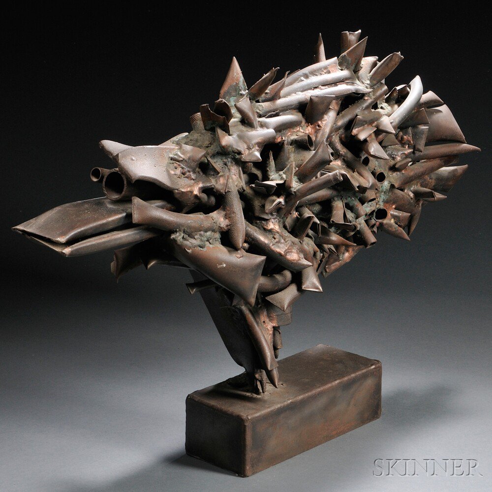 Appraisal: James Brewer American - Abstract Unsigned Welded metal approximately x