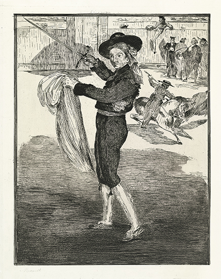 Appraisal: EDOUARD MANET Victorine Meurent en Costume d'Espada Etching and aquatint