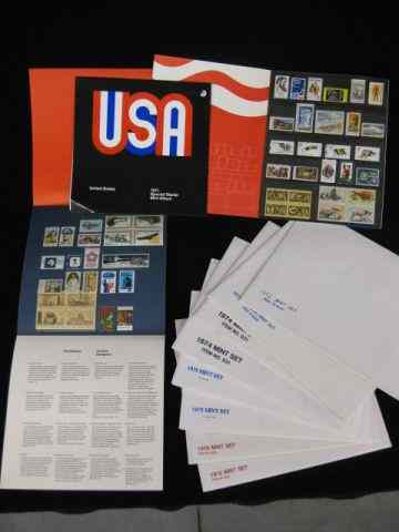 Appraisal: U S Stamp ''Year Sets'' thru all mint