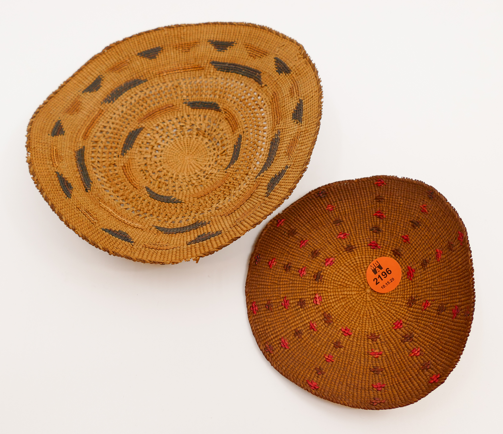 Appraisal: pc Tlingit Basketry Trays- widest ''