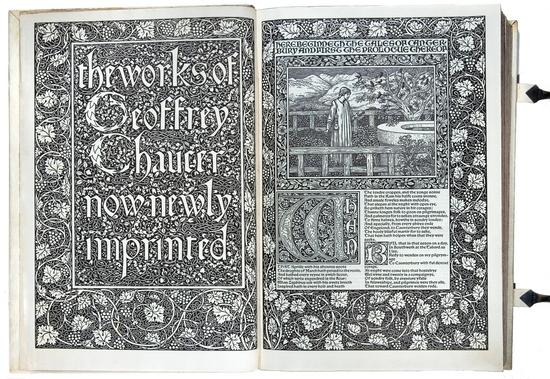 Appraisal: CHAUCER Geoffrey The Works of Geoffrey Chaucer Hammersmith Kelmscott Press