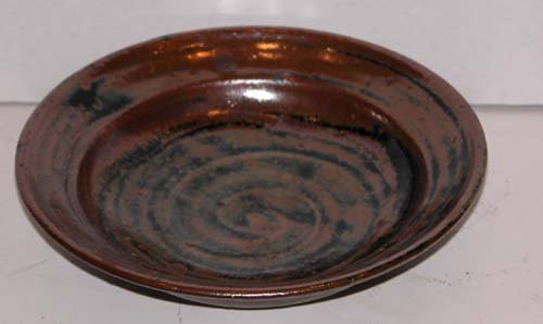 Appraisal: Small Bowl with Glaze Swirl Artist Leach Bernard British -