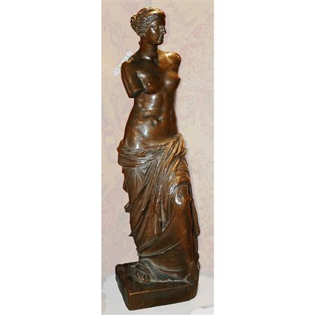 Appraisal: Bronze Figure of Venus de Milo Estimate -