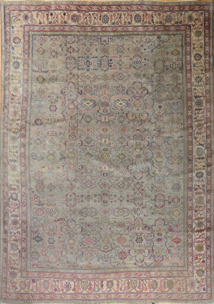 Appraisal: PERSIAN PISTACHIO-GROUND CARPET ft in x ft in From the