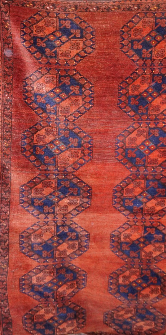 Appraisal: An antique Afghan rug cm x cm