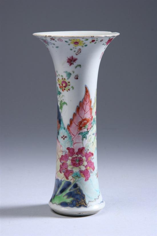 Appraisal: CHINESE TOBACCO LEAF PORCELAIN VASE Qianlong period - in high