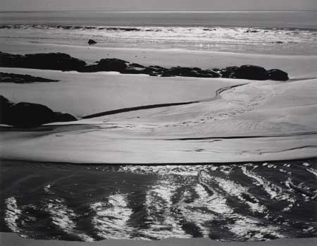 Appraisal: ADAMS ANSEL - Refugio Beach Silver print x inches x