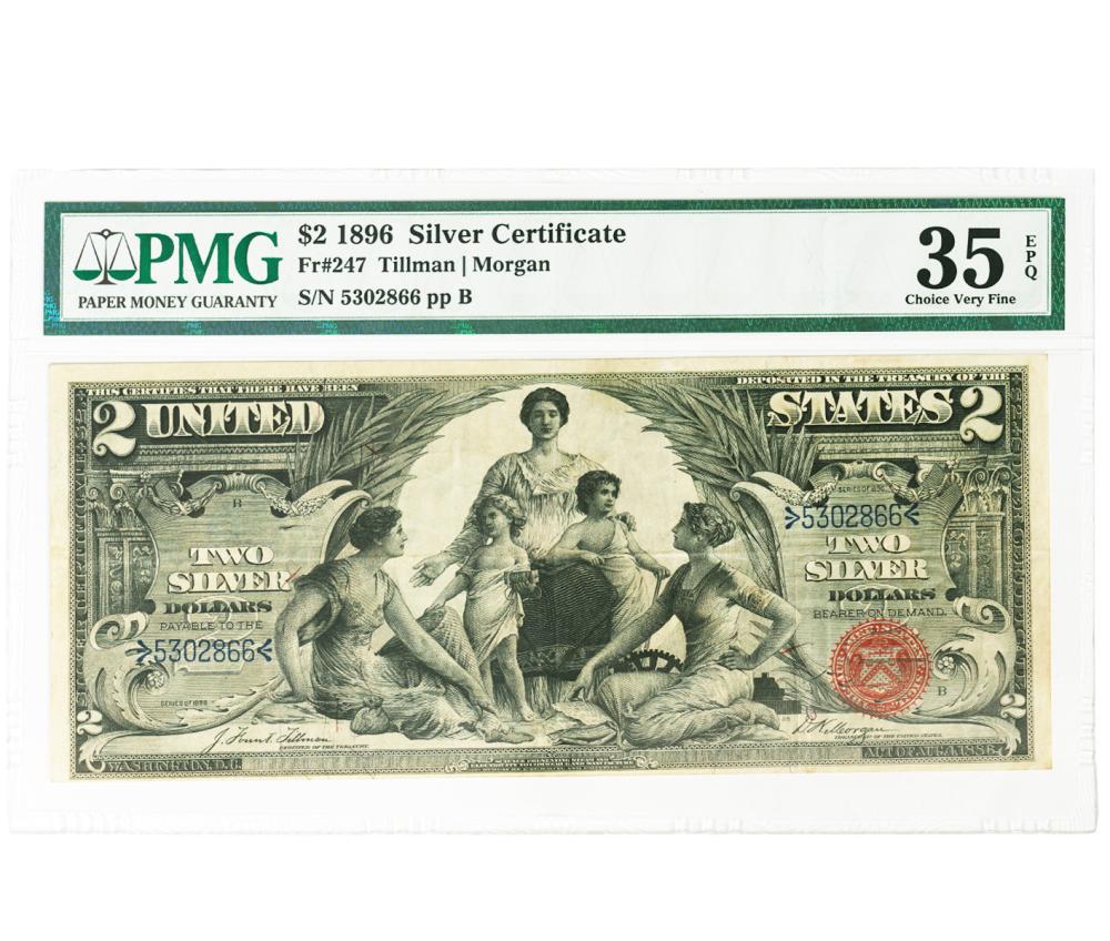 Appraisal: SILVER CERTIFICATE - PMG EPQ Silver Certificate Certified and graded