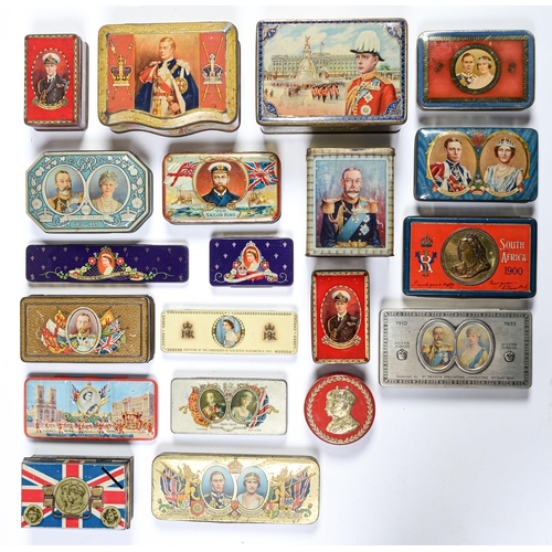 Appraisal: Coronations and Royal Jubilees Twenty tins Victoria - Elizabeth II